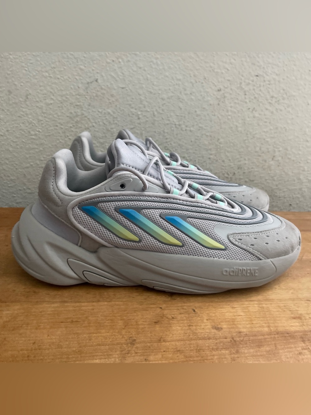 Adidas Ozelia Pulse Mint Womens Casual Grey Sneakers Shoes 6.5
